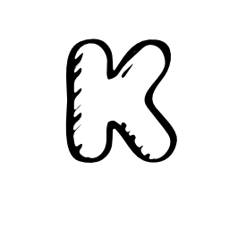 Kickstarter letter logo sketch
