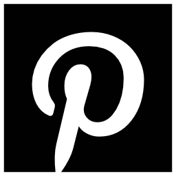 Pinterest letter logo in a square