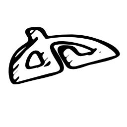 Deviantart sketched social logo outline