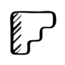 Flipboard sketched social logo outline