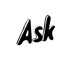 Ask website logo sketch variant