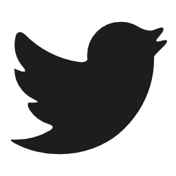 Twitter black shape