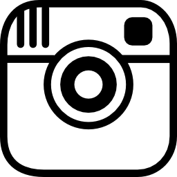Instagram photo camera logo outline