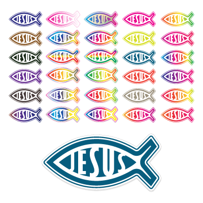 Jesus Fish symbol vector download logo vector