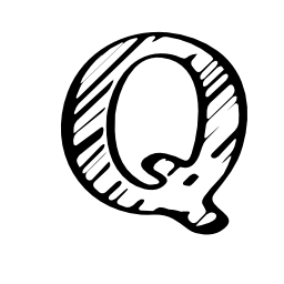 Quora sketched letter logo