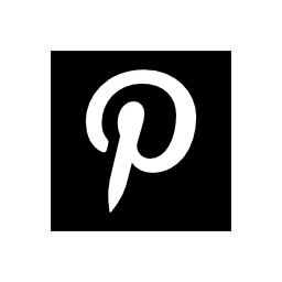 Pinterest letter logo square