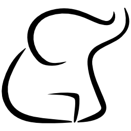 Meneame social network logo of an elephant