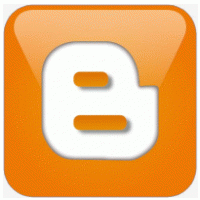Blogger glossy icon vector download logo vector
