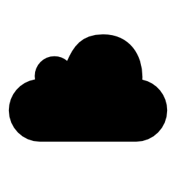 Mobileme logo of black cloud