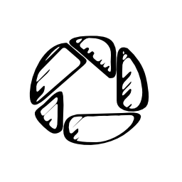Picasa sketched logo outline