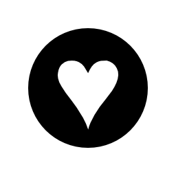 Gittip heart in a circle