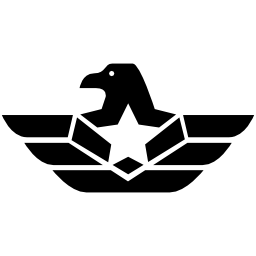 Eagle symbol with a star