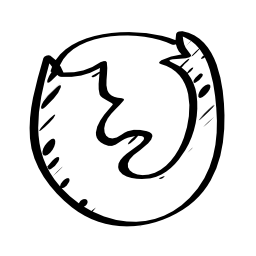 Firefox sketched logo