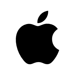 Apple logo vector free