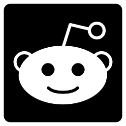 Reddit social logo character