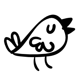 Bird handmade logo