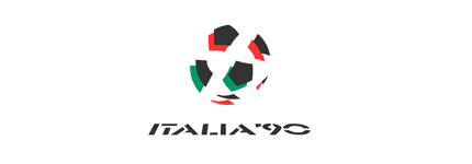 Italy 1990 logo design