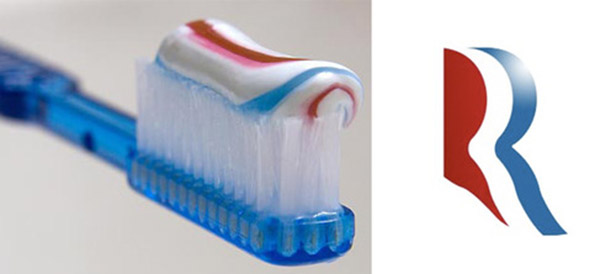 Romney’s Logo Looks Like Toothpaste [PICS]